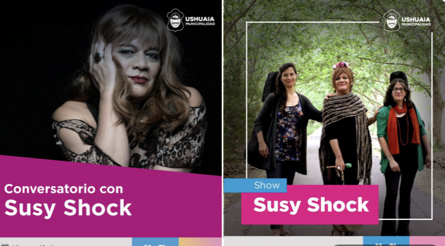 LA MUNICIPALIDAD DE USHUAIA PRESENTA EL SHOW DE SUSY SHOCK EN EL MARCO DEL MES DE LA MUJER