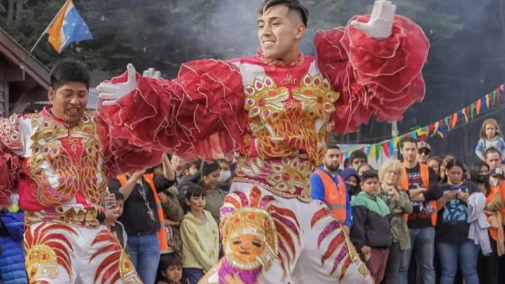 Vecinos de Kaupén disfrutaron del carnaval