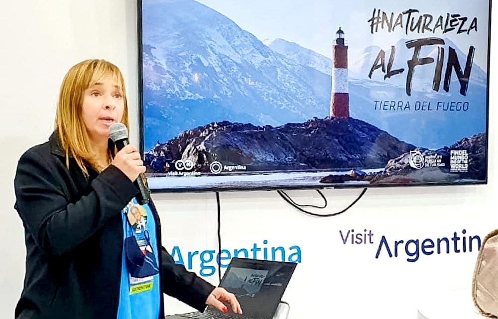 INFUETUR presentó los atractivos del Fin del Mundo a operadores colombianos durante la feria ANATO 2022