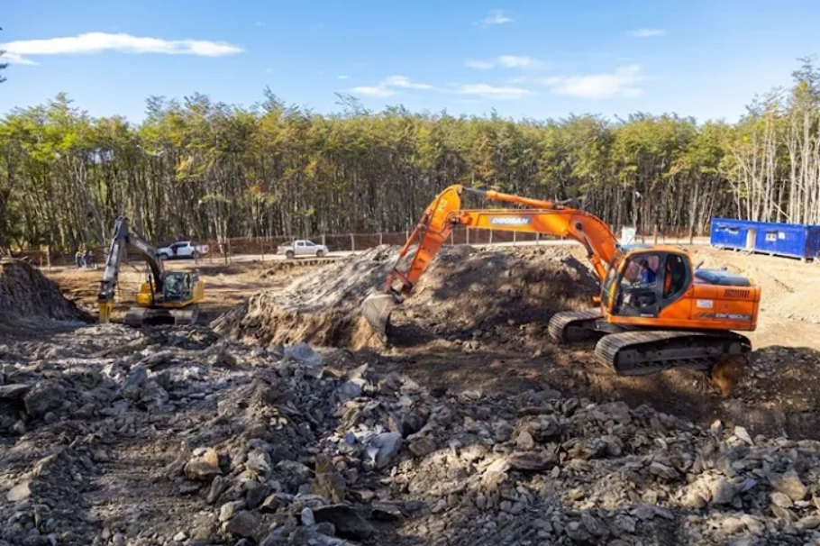 Se inicio la construcción del nuevo gimnasio polideportivo en el barrio Pipo de Ushuaia