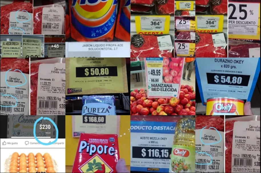 En TDF los alimentos desde 2020 aumentaron en algunos casos mas de 300 por ciento