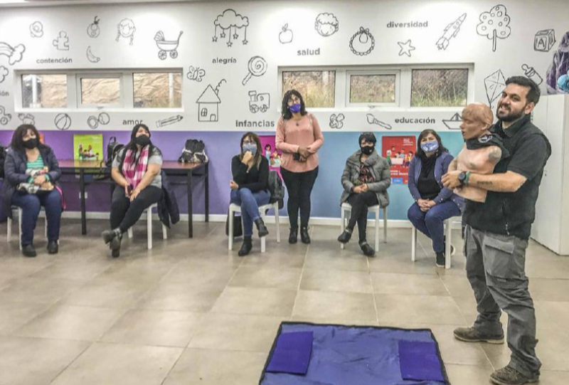 CONTINÚAN LAS CAPACITACIONES SOBRE RCP PARA PERSONAL DE CENTROS COMUNITARIOS