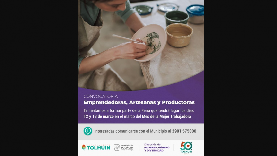 El municipio de Tolhuin convoca a emprendedoras