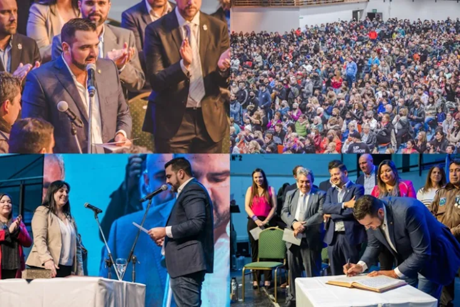 Vuoto tomo juramento al nuevo Gabinete y presento el plan de obras 2022