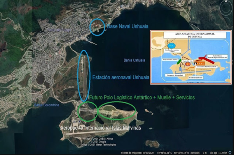 Pedido de informe por tierras del Polo Logístico Antártico a la Base Naval Integrada en Ushuaia
