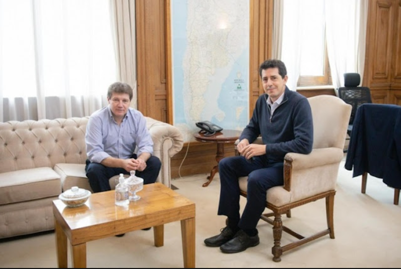 Obras de Infraestructura del Fideicomiso Austral II, reunión Melella, con Ministro del Interior Obras de Infraestructura del Fideicomiso Austral II, reunión Melella, con Ministro del Interior
