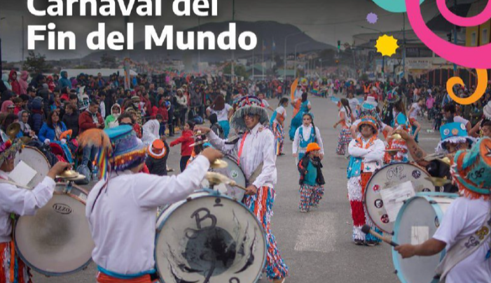 LOS CARNAVALES DEL FIN DEL MUNDO 2022 SERÁN TRANSMITIDOS EN LA PLATAFORMA DE FIESTAS ARGENTINAS
