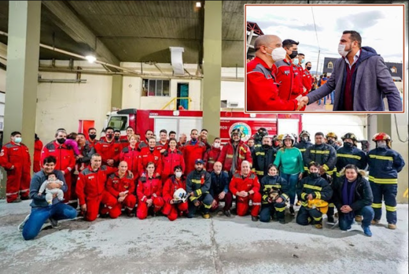 Acuerdo con el municipio para construir un barrio para los Bomberos en Ushuaia Acuerdo con el municipio para construir un barrio para los Bomberos en Ushuaia