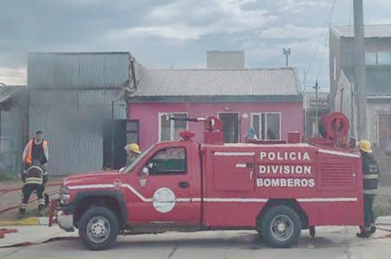Incendio en un galpón por un cortocircuito