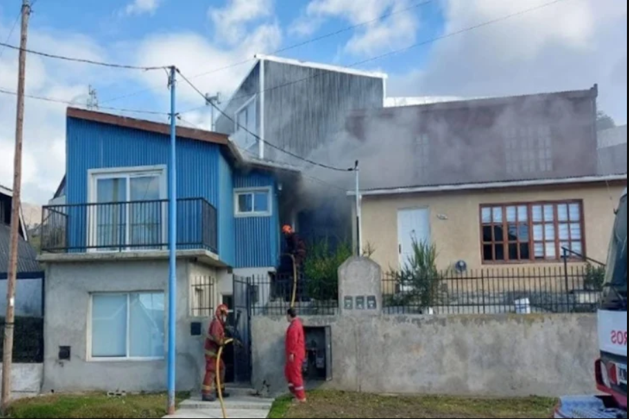 Incendio en Ushuaia, sin lesionados