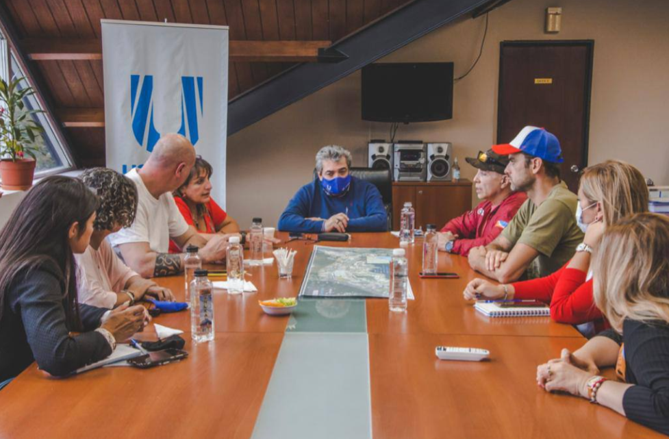 LA MUNICIPALIDAD DE USHUAIA PRESENTÓ A REFERENTES DEL CICLISMO DE LA CIUDAD EL INICIO DE LA OBRA DE CONSTRUCCIÓN DE LA BICISENDA “PENSAR MALVINAS”