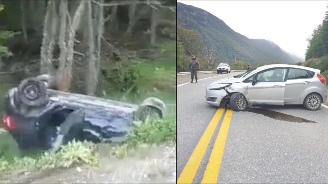 Se quedó dormido y provocó un choque frontal seguido de vuelco