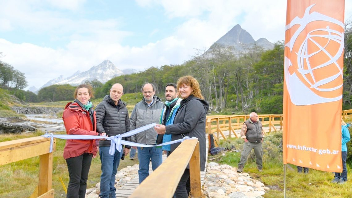 Se inauguró la obra “Pasarelas Sendero Laguna Esmeralda”