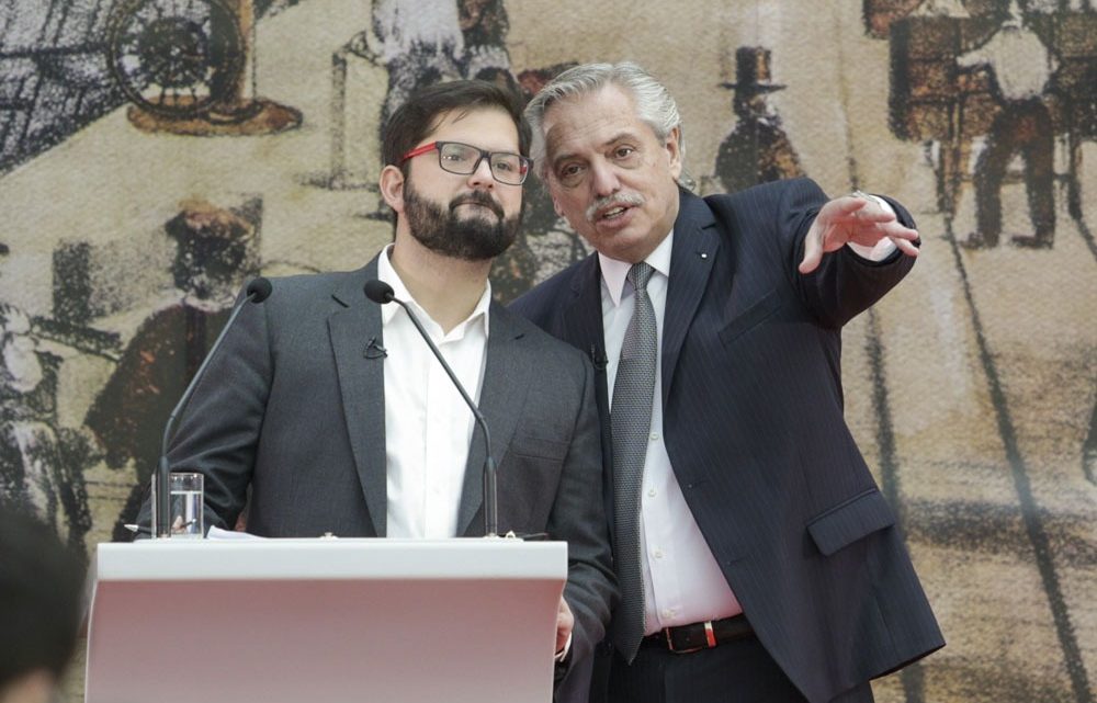 Fernández y Boric, de acuerdo en cuestiones de interés fueguino Fernández y Boric, de acuerdo en cuestiones de interés fueguino