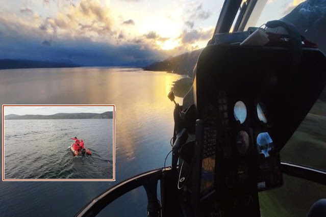Suspendieron operativo de busqueda y rescate del kayakista desaparecido en el Canal Beagle