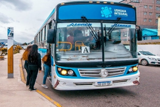 El barbijo seguirá siendo obligatorio en los colectivos en Ushuaia