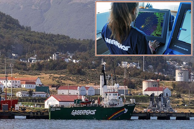 Buque de Greenpeace detecto 400 buques pesqueros sin controles Buque de Greenpeace detecto 400 buques pesqueros sin controles