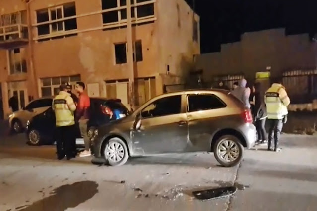Jóvenes borrachos protagonizaron un choque y vuelco