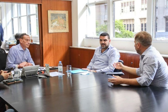 Convenio Municipalidad con Vialidad Nacional para repavimentar y ensanchar Heroes de Malvinas