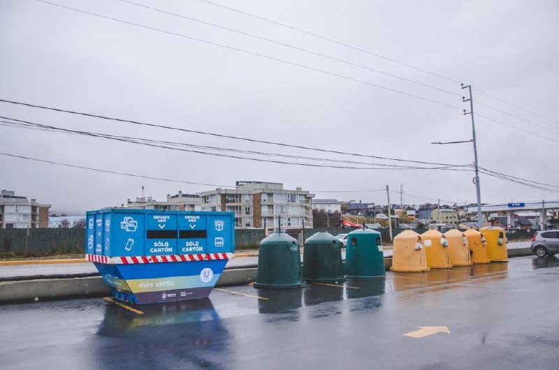 EL MUNICIPIO DE USHUAIA COLOCÓ PUNTOS VERDES PARA LA RECOLECCIÓN DE CARTÓN EL MUNICIPIO DE USHUAIA COLOCÓ PUNTOS VERDES PARA LA RECOLECCIÓN DE CARTÓN
