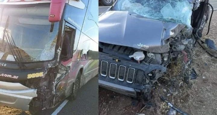 Murió una mujer de Ushuaia en trágico choque frontal sobre ruta 40 Murió una mujer de Ushuaia en trágico choque frontal sobre ruta 40