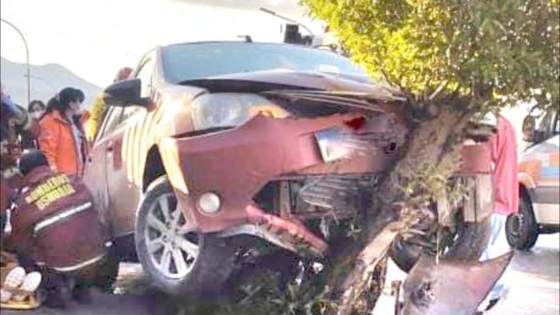 Vehículo “abrazó a un árbol”: una mujer lesionada fue el saldo Vehículo “abrazó a un árbol”: una mujer lesionada fue el saldo