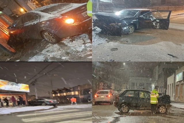 Choque en Ushuaia y vehiculo incautado