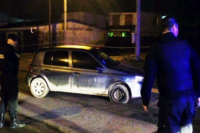 Choque y fuga, una conductora lesionada Choque y fuga, una conductora lesionada
