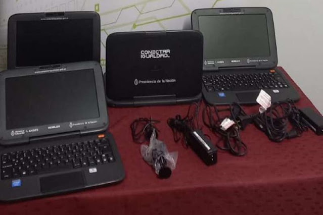 Recuperan 4 netbook robadas de una escuela