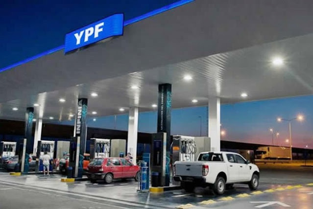 Aumento de combustibles YPF dispuso un incremento del 10% en promedio