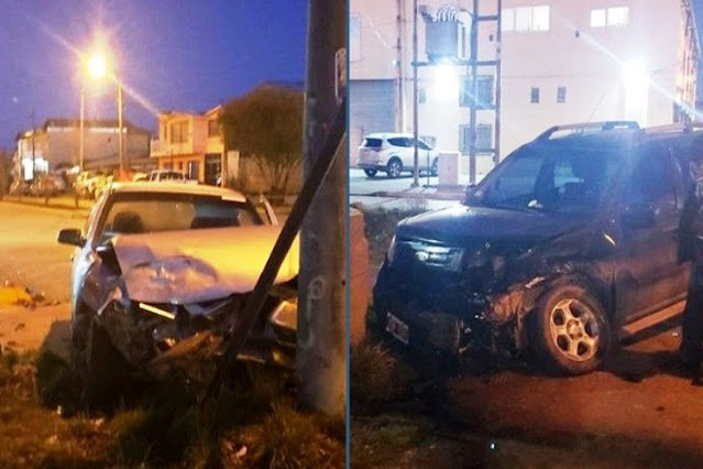 Choco borracho, resulto lesionado y se negó a identificar Choco borracho, resulto lesionado y se negó a identificar