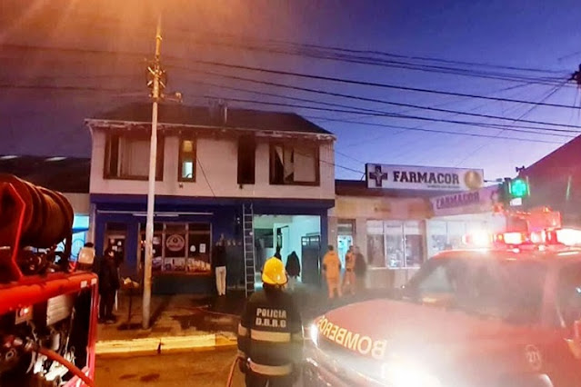 Incendio en una vivienda, sin lesionados