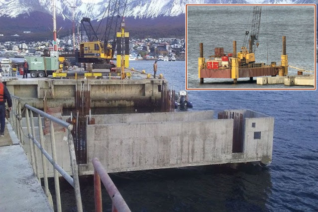 Casi mil millones para la ampliación paralizada del puerto de Ushuaia y reiniciar la obra