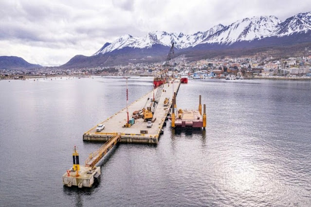 Paralizacion obra Puerto de Ushuaia, nos tomo por sorpresa, la deuda serian superior a los 200 millones