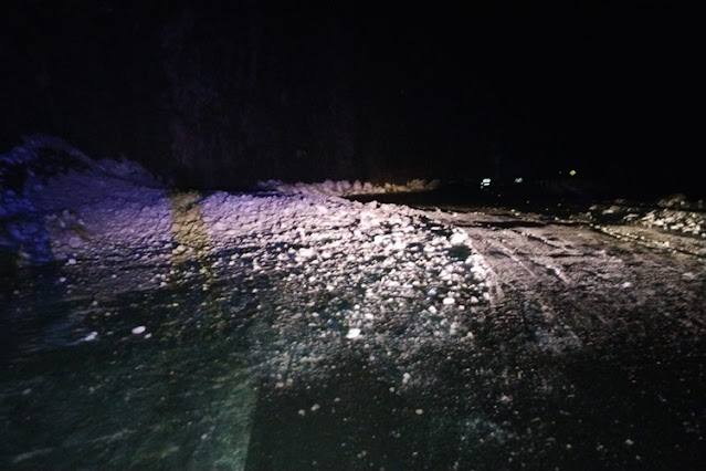 Alud de nieve en el Paso Garibaldi