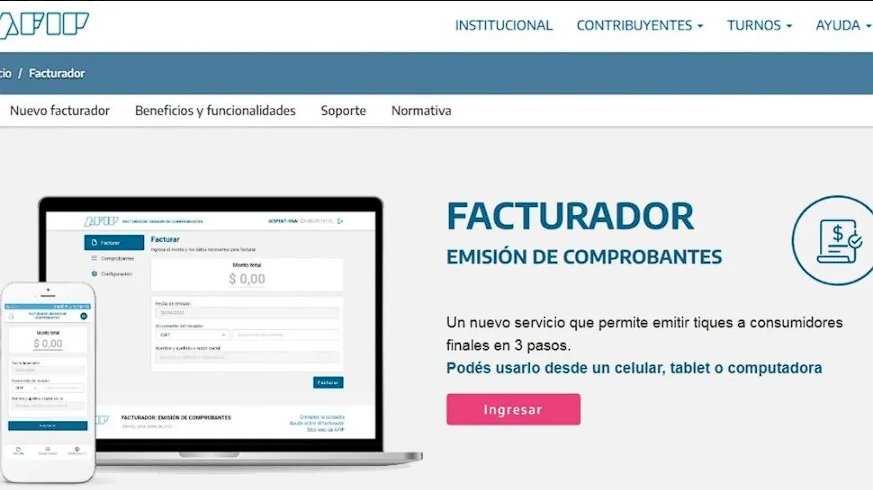 AFIP puso en marcha el nuevo facturador para monotributistas: ¿Cómo funciona?