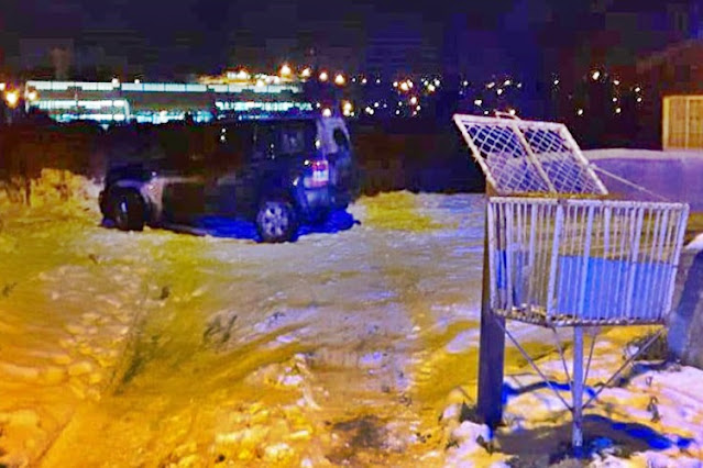 Borrachos detenidos luego de dejar el auto en un predio ajeno