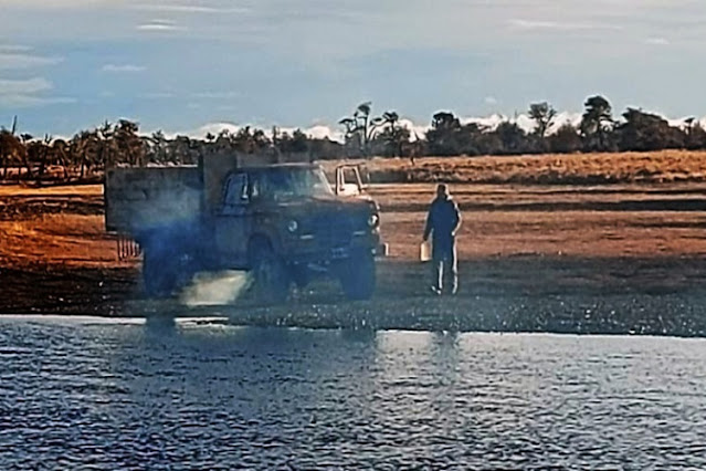 Encontraron un camion abandonado en un paso ilegal a Chile