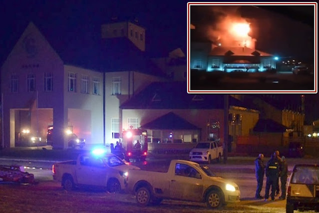 Incendio en el Grande Hotel, dos personas con principio de asfixia