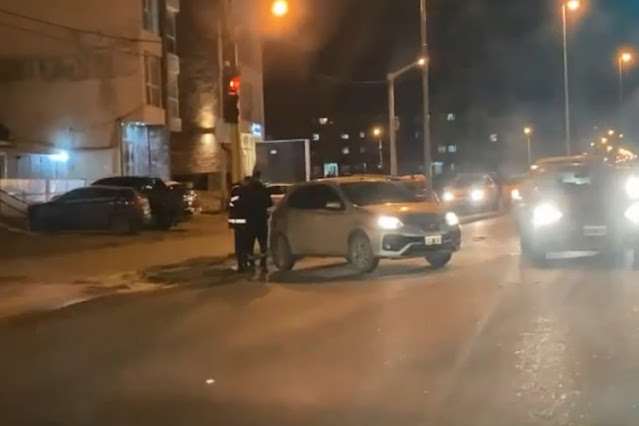 Choque dos menores trasladados al Hospital