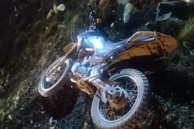 Choque motociclista lesionado