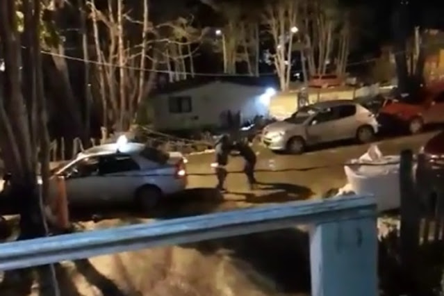 Taxista agredido en Ushuaia y movilizacion reclamando seguridad