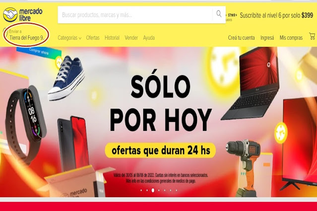La publicidad engañosa de Mercado Libre sobre Tierra del Fuego La publicidad engañosa de Mercado Libre sobre Tierra del Fuego