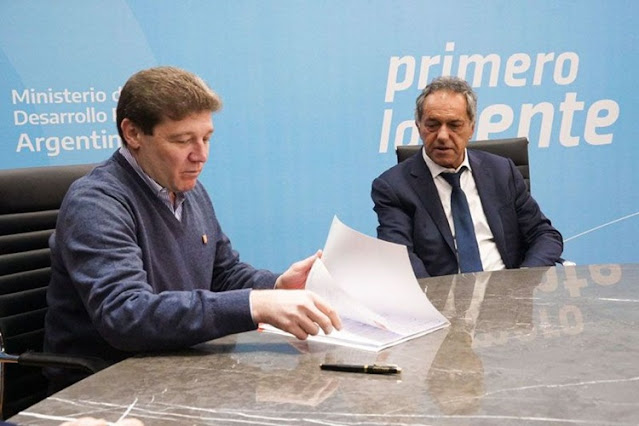 Reunión con Scioli por textiles y restricciones a importaciones para la industria de TDF