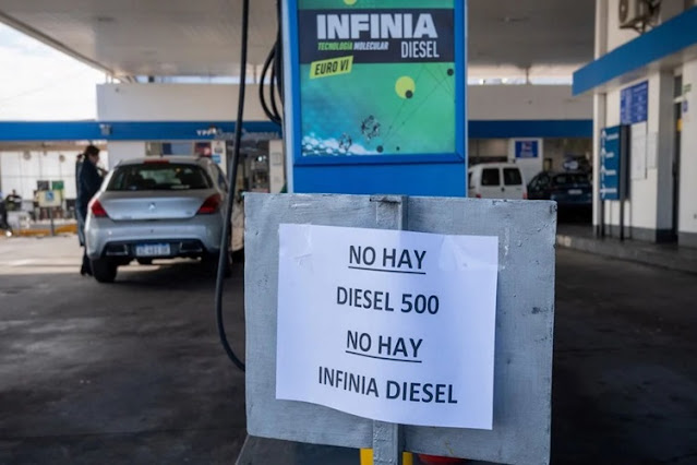 Aumento del 12% y faltante de Diesel e Infiinia Diesel en las YPF de TDF