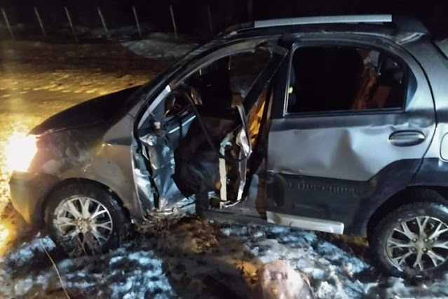 Despiste en la Ruta 3, conductora trasladada al Centro Asistencial