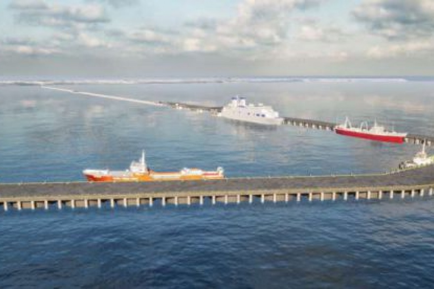 Cruce por Aguas Argentinas: El buque carga 80 camiones, 120 autos, y demoraría 5 horas