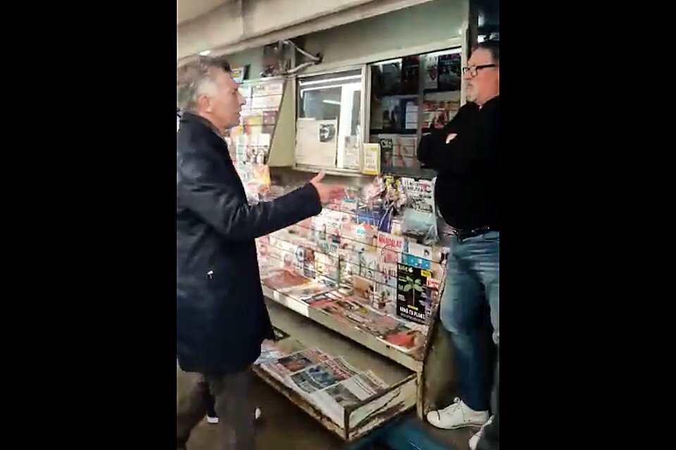 mal momento para Mauricio Macri durante una recorrida por Ituzaingó