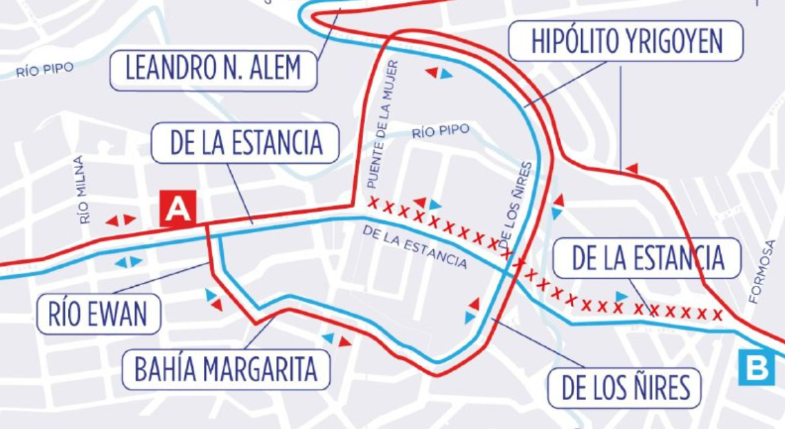 LA UISE REALIZARÁ UN CAMBIO DE RECORRIDO EN LAS LÍNEAS A Y C DE COLECTIVO