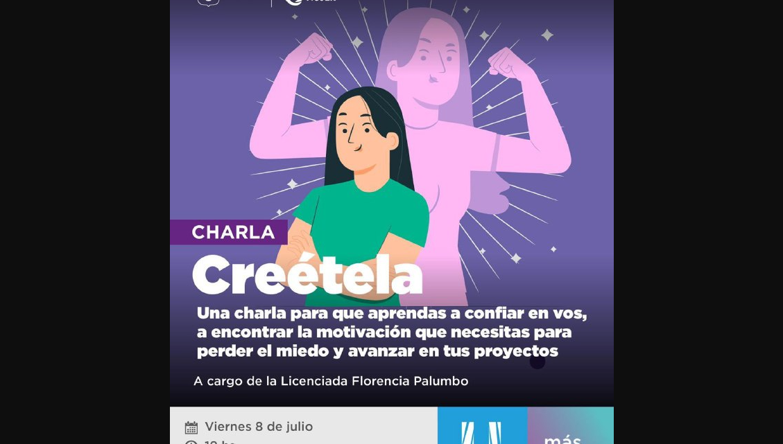 “CREETELA”: LA CHARLA MOTIVADORA EN LA SECRETARÍA DE LA MUJER